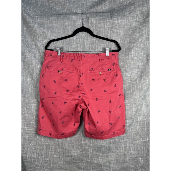 IZOD Performance Advantage Saltwater Golf Shorts 34 Lobsters Crabs Slash Pockets - Picture 2 of 8